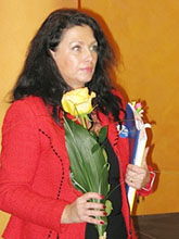 Jana Bobošíková u scientologů.
