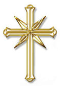Kříž Scientologické církve.